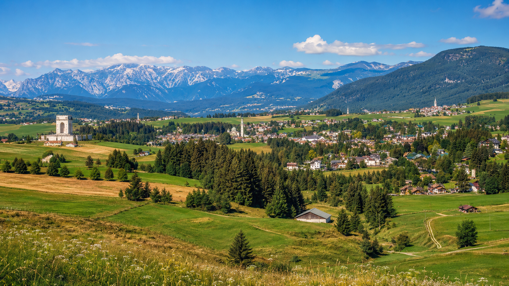 Altopiano di Asiago in inverno